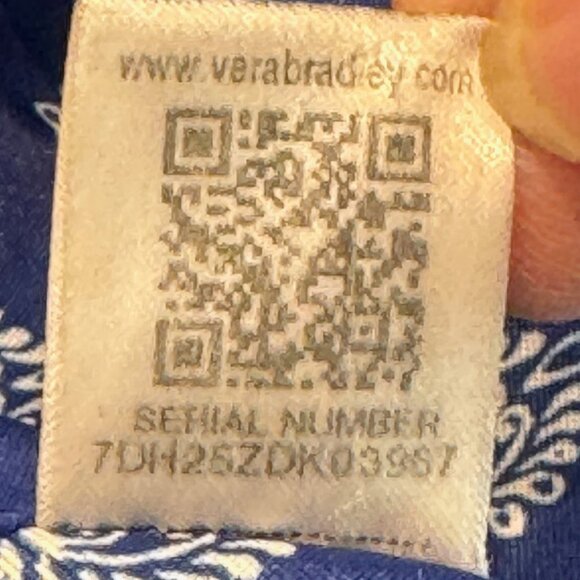 Vera Bradley Triple Zip Hipster Adjustable Crossbody Convertible Bag Multicolor - Picture 11 of 11